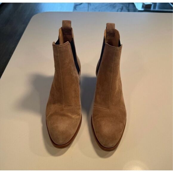 Rag & Bone Walker tan suede Chelsea bootie size 38/8 excellent condition - Picture 3 of 7
